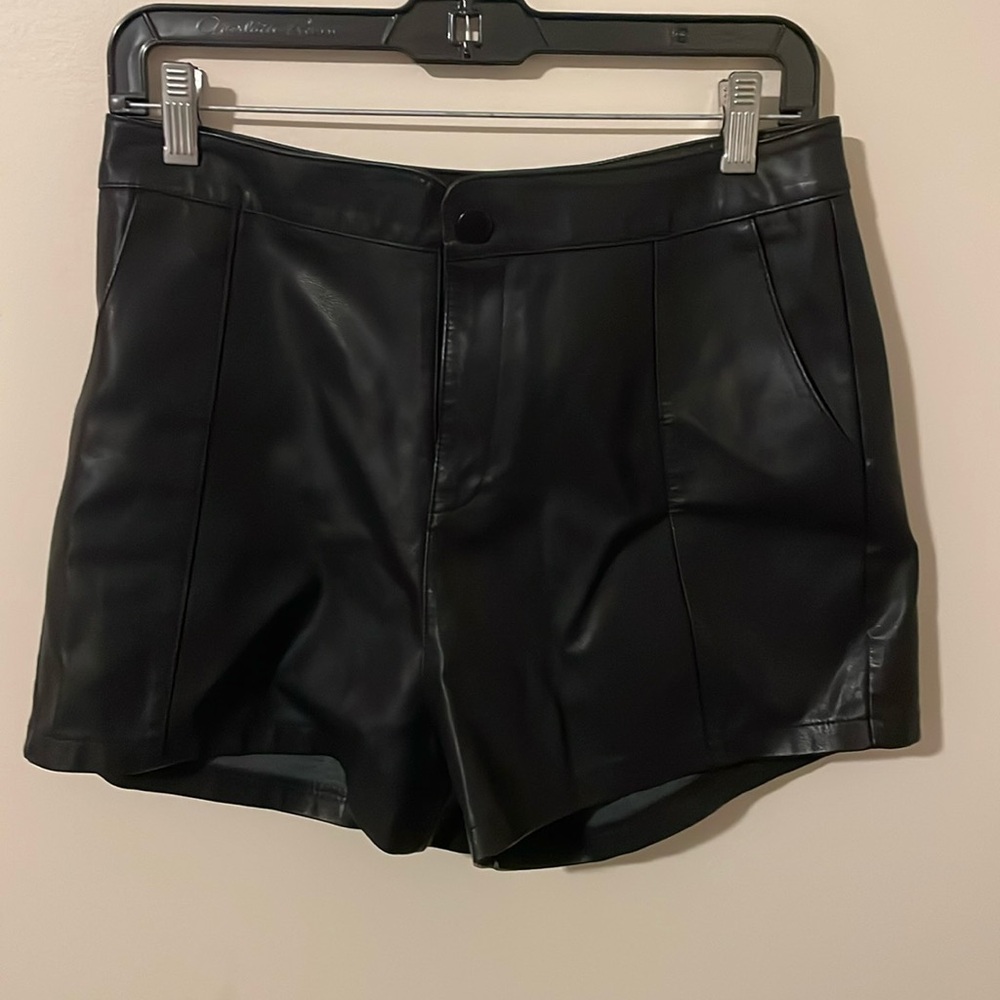 Windsor pleather shorts